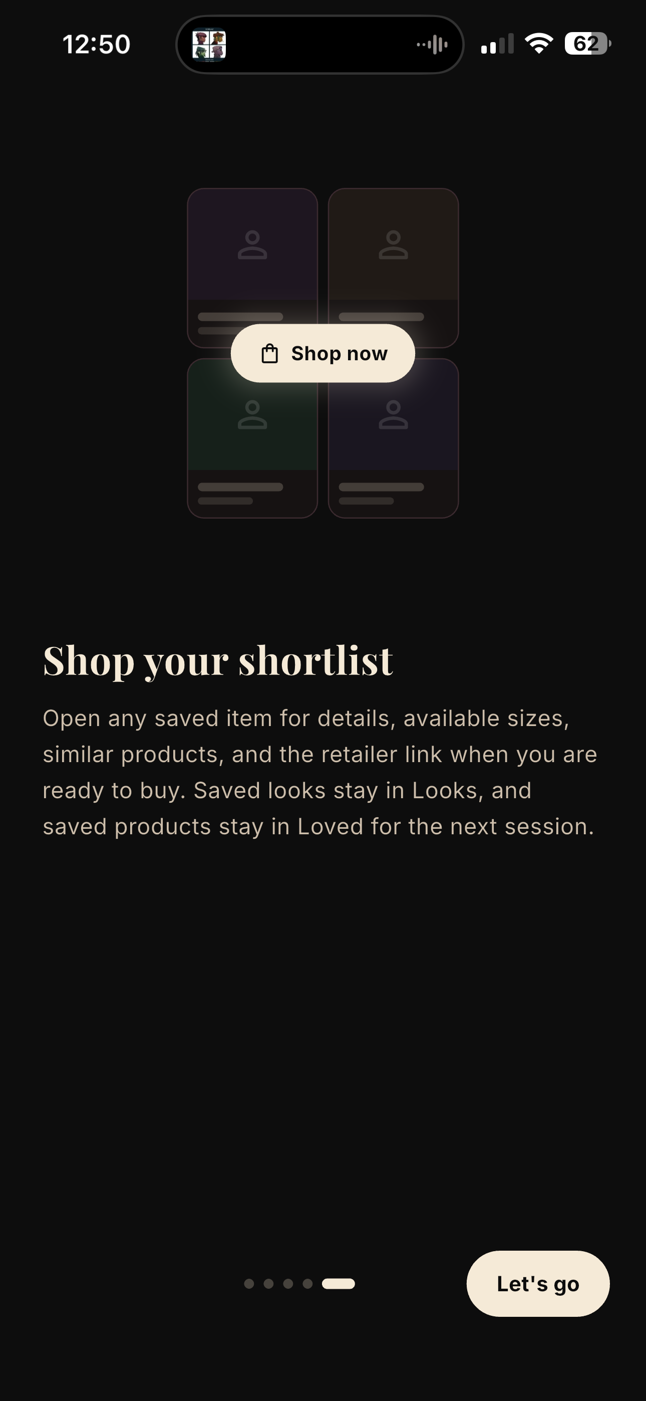 Sartano shortlist — shop your saved items